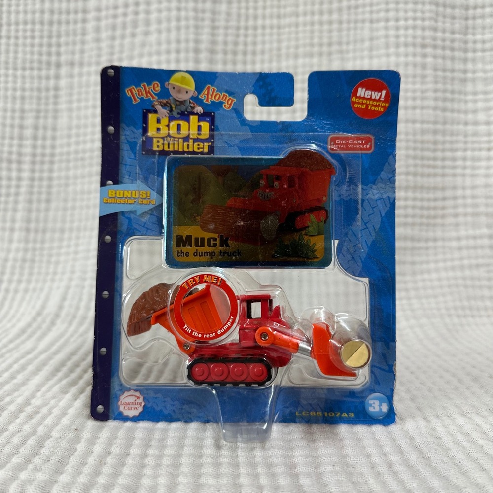 New Bob The Builder Take Along MUCK the Dump truck with Bonus Card 2006 NIP